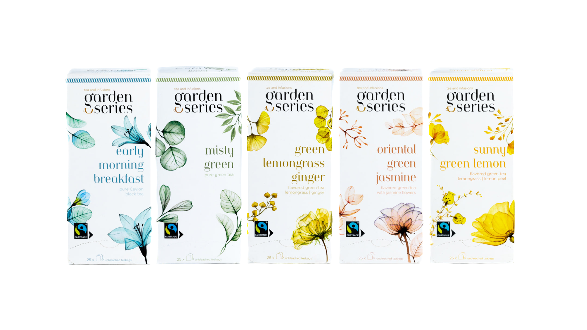 Garden Series enveloppendoos theedoos smaken