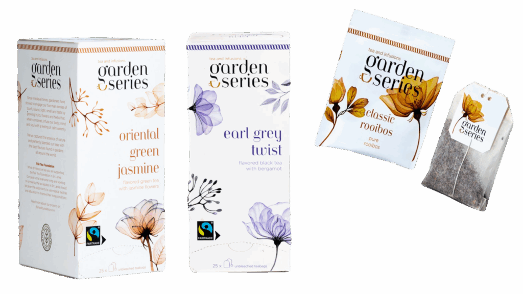 Garden Series klassieke lijn enveloppen 25 doosjes thee